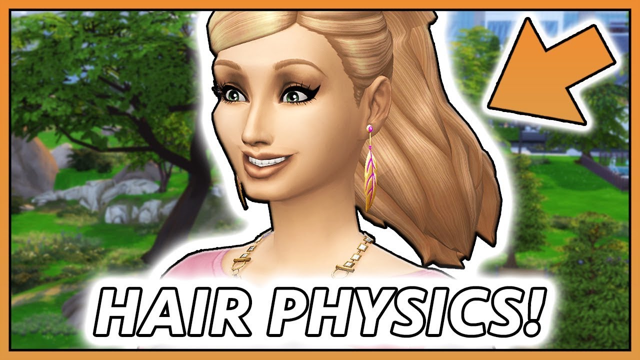 HAIR PHYSICS MOD! The Sims 4 (by Mermansimmer) YouTube