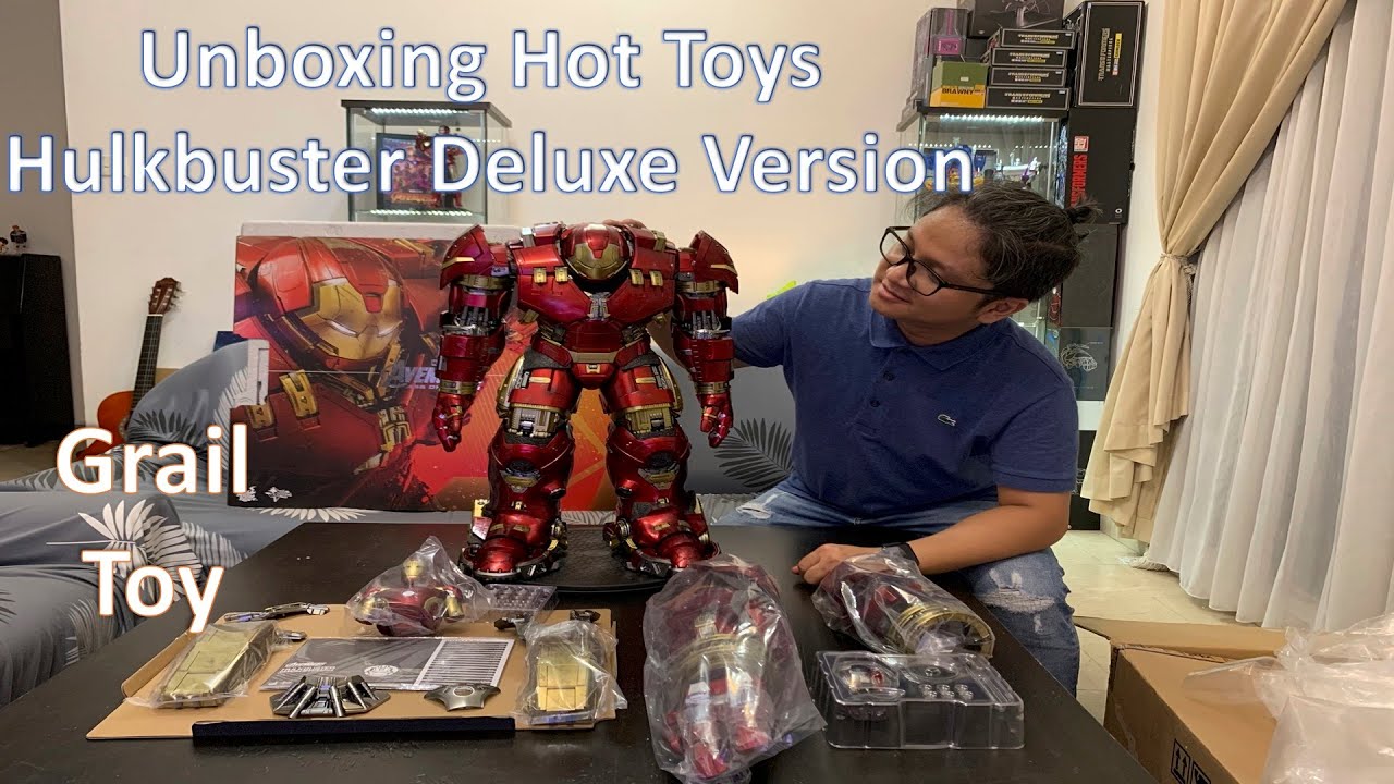 Unboxing Hot Toys Hulkbuster Deluxe Version Diecast - YouTube