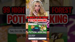 “POTION” MAKING UPDATE is COMING To 99 NIGHTS IN THE FOREST on ROBLOX! 🧪😱