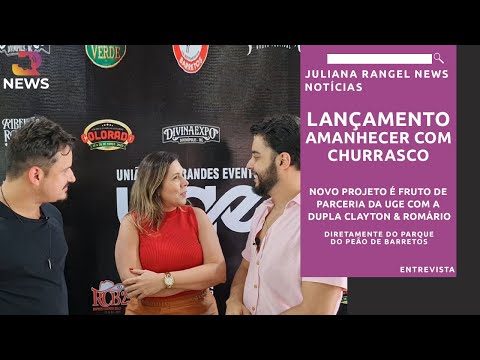 Clayton & Romário lançam o projeto “Amanhecer com churrasco” no Parque do Peão de Barretos