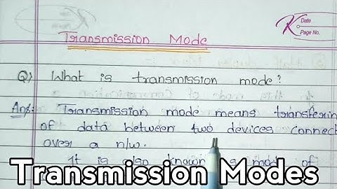 "Data Transmission Modes Explained | Simple and Clear Networking Basics"