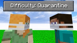 So I added a "Quarantine" difficulty to minecraft...