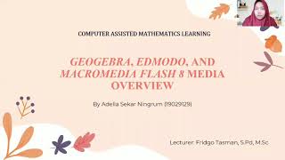 Adella Sekar Ningrum (19029129) - Geogebra, Edmodo, and Macromedia Flash Media Overview