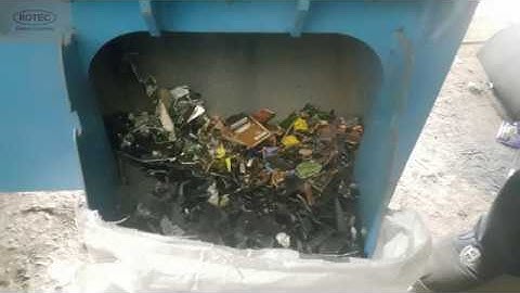 Máy băm nghiền rác thải