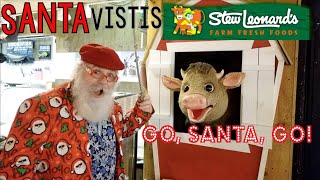 Santa Visits Stew Leonard