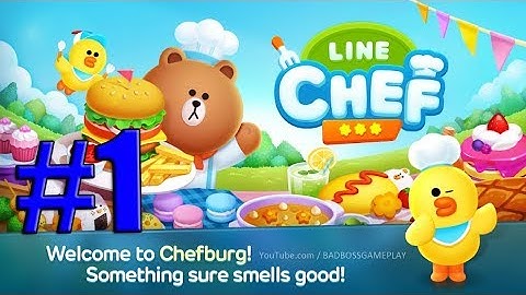 LINE CHEF - Android / iOS Gameplay ( LINE Corporation )