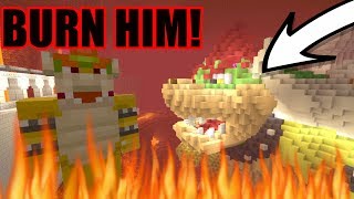 Minecraft Switch - IS THAT BOWSER?! BURN HIM! - BIGGEST STATUE YET! [5]