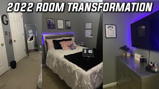 EXTREME room makeover + transformation 2022! *vlog* | genesis aymari