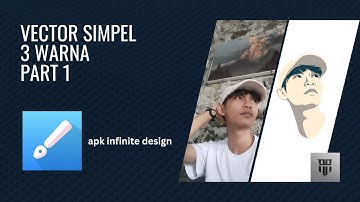 Membuat Vector simpel 3 warna Part 1 | infinite design