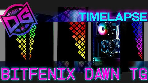 AMD Ryzen Pc Build Bitfenix Dawn TG Case - Timelapse