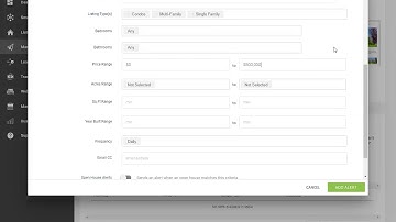 KV Core Search Alerts