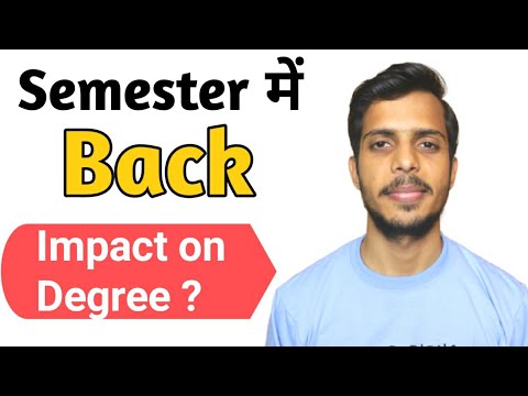 Back Log in Semester | DU Semester Examination | Impact on Degree| Back log Solution| @CLUSTERcareer