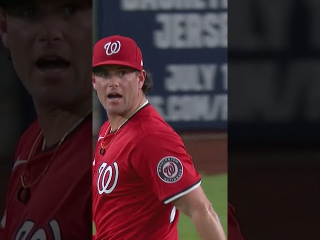 What a WILD catch 🤯 #mlb #baseball #catch #robbery