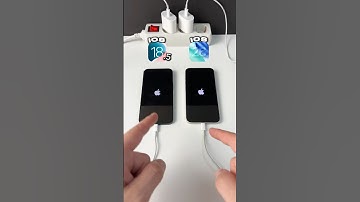 iPhone IOS 18.5 VS IOS 26 Power On Boot Speed Best Test Comparison