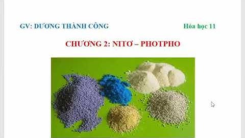 Bài tập bài phân bón hóa học 11