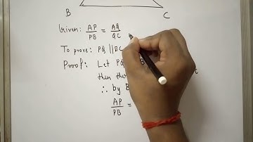 Converse of Basic proportionality theorem