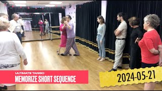 Ultimate Tango Wisdom presents memorize one sequence a week