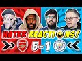 ARSENAL RIVALS HATERS DEVASTATED ЁЯШл REACTION TO ARSENAL 5 1 MAN CITY PREMIER LEAGUE ARSENAL RIVALS HATERS DEVASTATED ЁЯШл REACTION TO ARSENAL 5 1 MAN CITY PREMIER LEAGUE