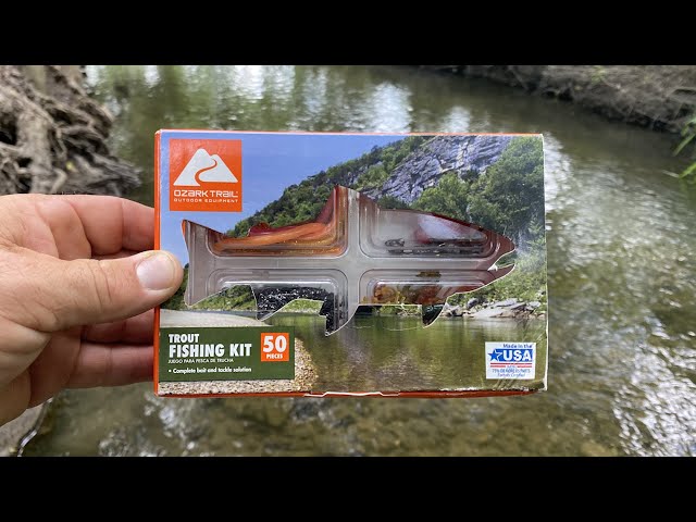 OZARK Trail Fishing! This Kit has some Awesome Lures! Best Kit for Creek  Fishing! 