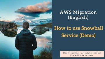 AWS Snowball tutorial (English) or Import/Export Service