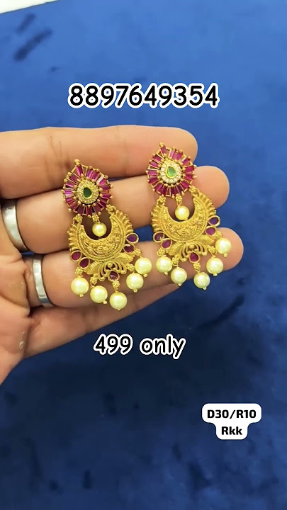new chandbali earrings for order contact 8897649354, direct from manufacturing #earrings #new