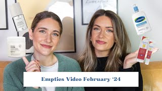 Empties February 2024 | Products We&#39;ve Used Up