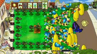 plants vs zombie ten snow pea & repeater #gaming #pvz #plantsvszombies