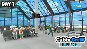 Cabin Crew Simulator. Part 1. Gameplay Walkthrough (iOS,Andriod).