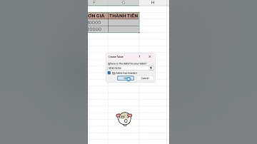 Cách tự động kẻ bảng trong excek cực xịn