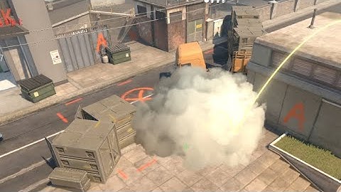 CS2 Overpass Dice & Truck smoke from Toilets