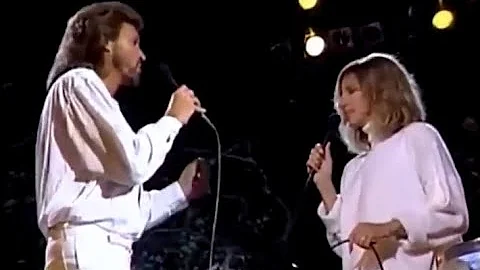 Barbra Streisand & Barry Gibb - Guilty - Live 1986 HQ - (With lyrics in Description)