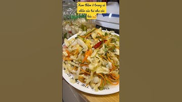Dưa bắp cải muối chua cấp tốc ( các bác xem full video ở trang cá nhân của tui nha 🥰)