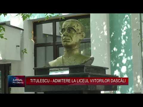 TITULESCU - ADMITERE LA LICEUL VIITORILOR DASCĂLI