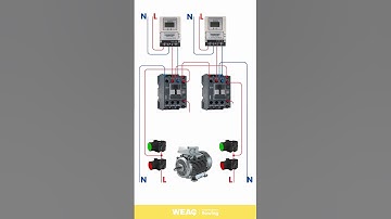 One Motor, Two Meters Connection | Water Pump Control from Two Power Sources.