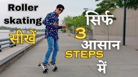 How To Learn Skating in Only 3 Steps ⛸️🤗| Skating For Beginners | @CrazyBoyJustin