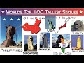 Top 100 Tallest Statues Around the World - 31 in China, 15 in India & 14 in Japan