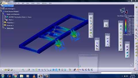 #CATIA V5 #Generative Structural Analysis in Catia V5