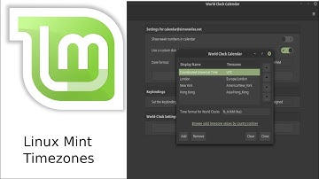 Linux Mint 19 add and display timezones