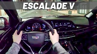 2023 Cadillac Escalade V | POV NIGHT DRIVE