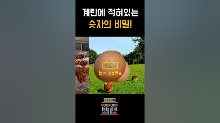 마트에서 이런 계란 절대 사지 마세요!