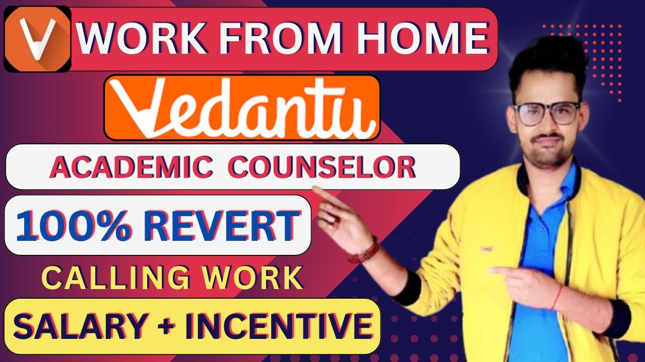 VEDANTU work from home job 2025 | Calling Jobs | Online Jobs 2025 | Interview 100% | #workfromehome