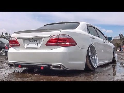 キマってるクラウン Lowform杯 車高短 シャコタン Lowered Exhaust Low Car ローフォーム杯 Youtube