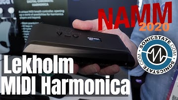 NAMM 2020  Lekholm DM48 MIDI Harmonica