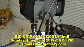 ONLINE AUCTION ends June 25, 2017: Delta Drill Press 17-900 with adjustable stand