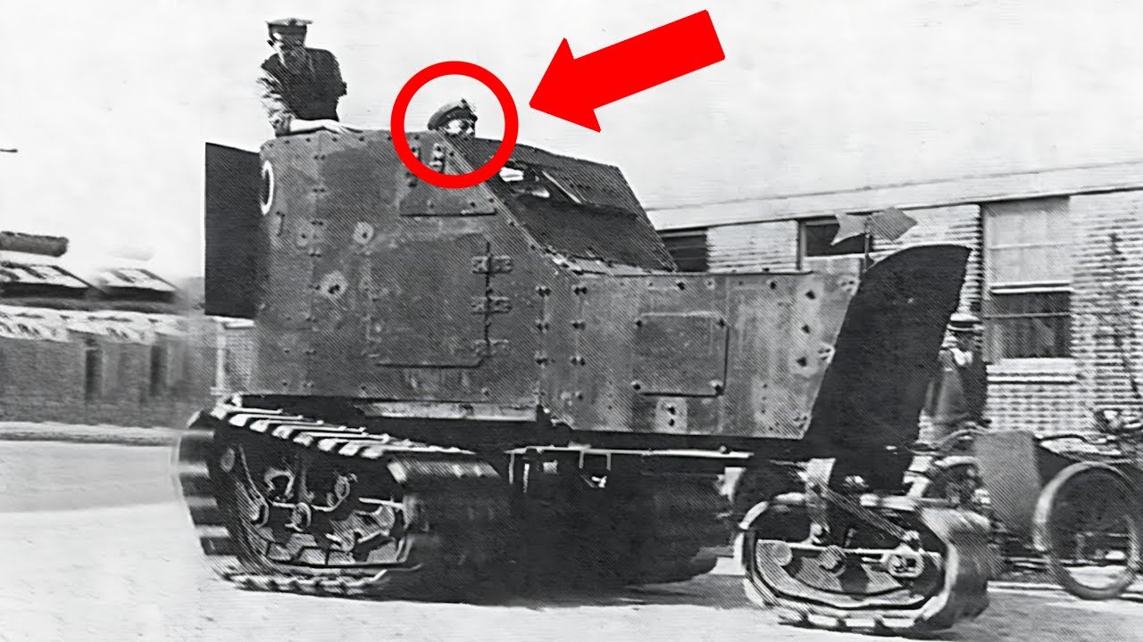 Забытый предок танка: трёхгусеничная машина которую испытывал сам Черчилль!