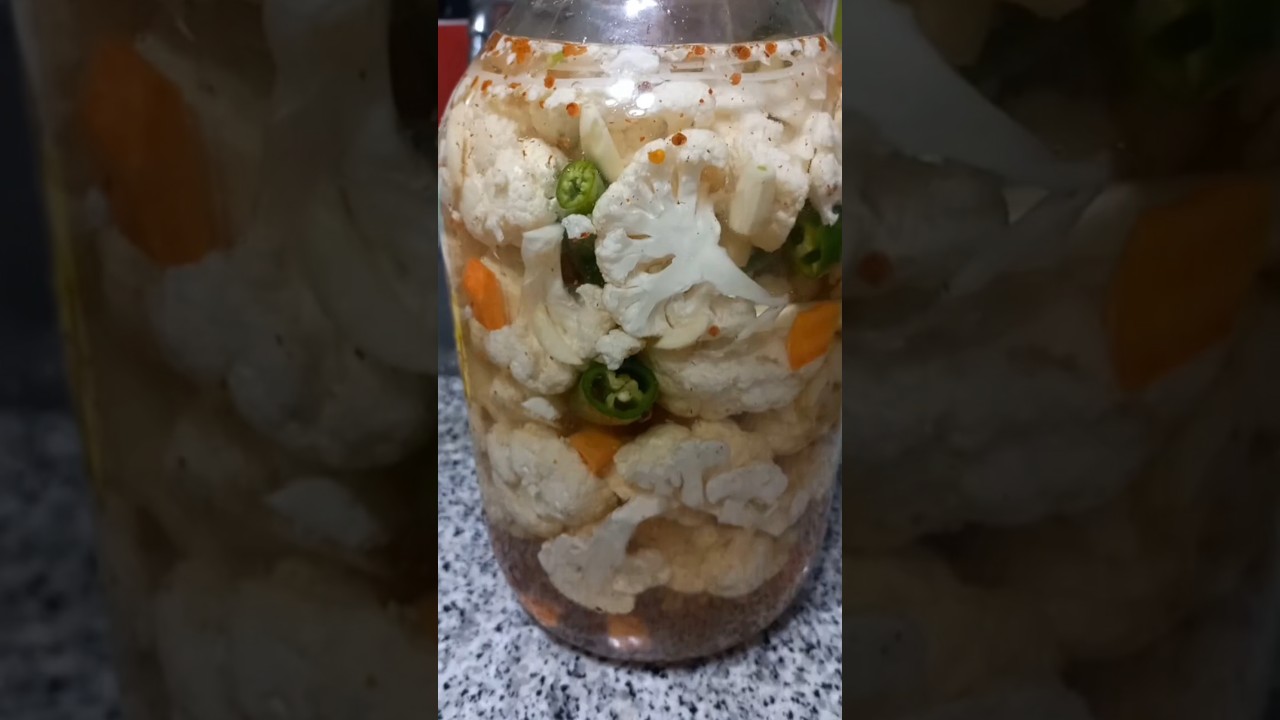 Karnabahar Turşusu yapmanın tam zamanı👍 Tarifi yorumda