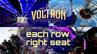 Voltron Nevera - NEW rollercoaster- POV onride - each row / right seat - Europapark (Rust) #voltron