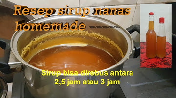 Thumbnail of Resep sirup nanas homemade