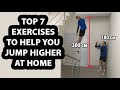 TOP 7 Exercises To Help You Jump Higher At Home | Volleyball Jump Training 2020 | Kruglikov Semen