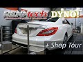 Dyno test and renntech shop tour mercedes benz cls 550 m278 ecu tune w218 c218